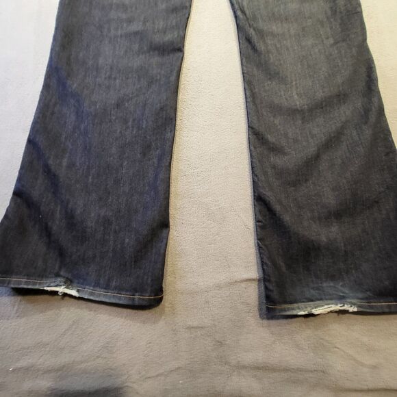 Lucky Brand Womens 12 Jeans Boot Cut Sweet N Low Blue Denim Stretch Distressed - Picture 12 of 12